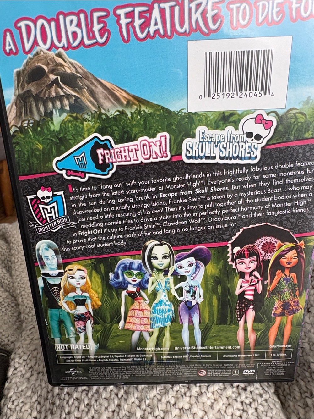 Monster high clawesome double feature DVD & freight’s camera, action DVD - Picture 4 of 6